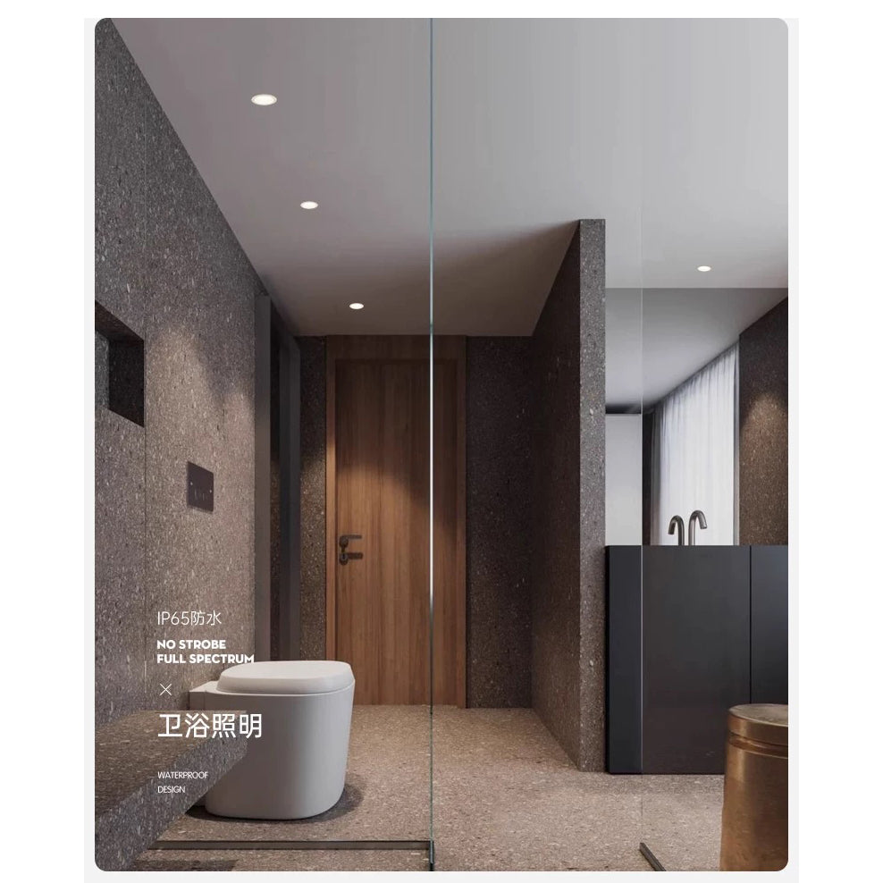 Waterproof LED Downlight IP65 for Bathroom – Modern Ceiling Lighting