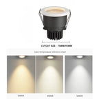 IP65 Waterproof Anti-Fog Downlight 10W/15W for Commercial Hotel
