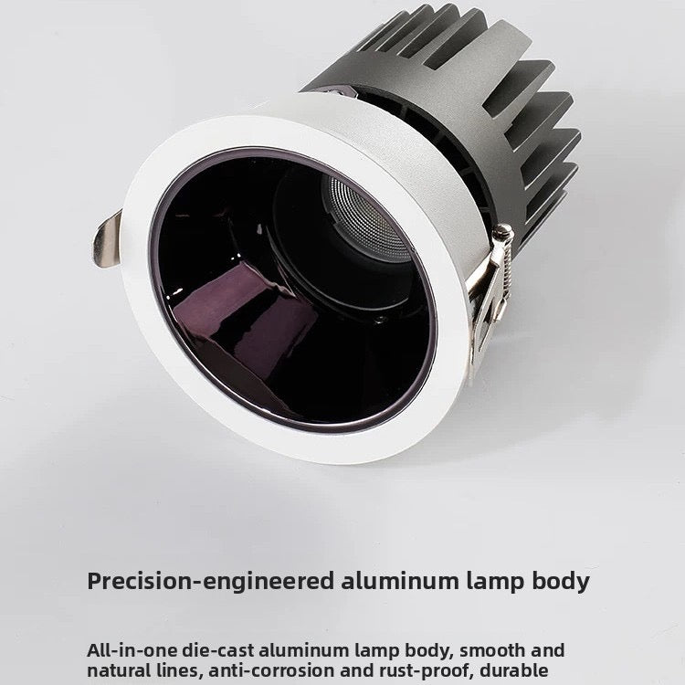 Modern Anti-Glare LED Recessed Downlight | Glare-Free Ceiling Light