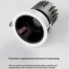 Modern Anti-Glare LED Recessed Downlight | Glare-Free Ceiling Light