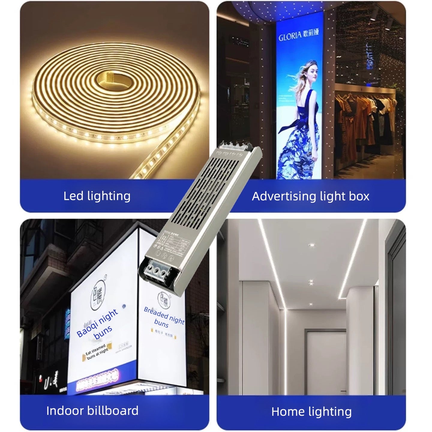LED Power Supply 24V Slim Driver for Stable Lighting
