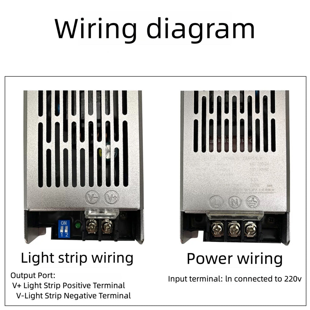 LED Power Supply 24V Slim Driver for Stable Lighting