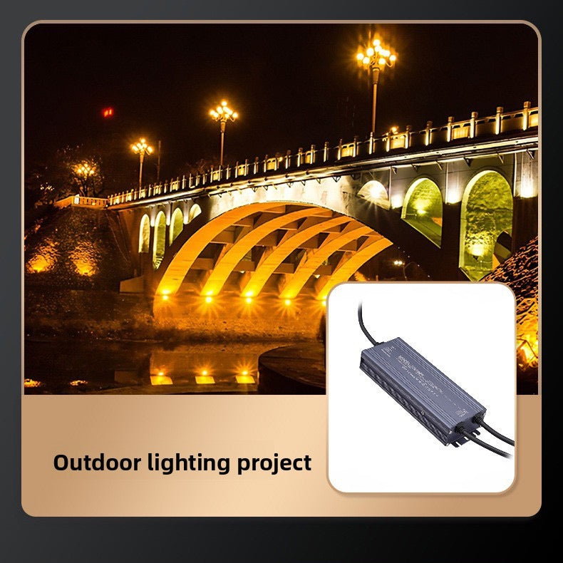 IP67 Waterproof LED Power Supply 12V/24V Outdoor Driver (36W–400W)