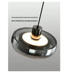 Automatic Height Adjustable Glass Pendant Light 22W LED