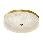 Modern Brass LED Ceiling Light with Remote Control