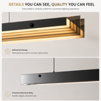 Full Spectrum LED Linear Pendant | CRI 97+ Anti-Blue Light Office Lamp