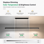 Architectural Linear Pendant Light – CRI97 High Color Accuracy