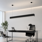 1.2M Linear LED Office Pendant | CRI 97 | Honeycomb Anti-Glare Lamp