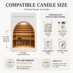 Artisan Candle Warmer Lamp – Roman Dome Edition
