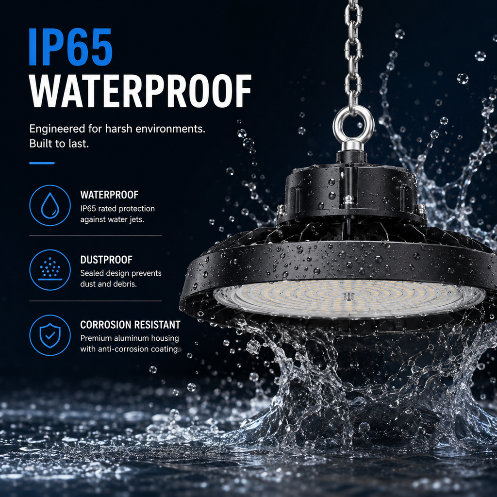 160 lm/W UFO LED High Bay Light – 100W/200W