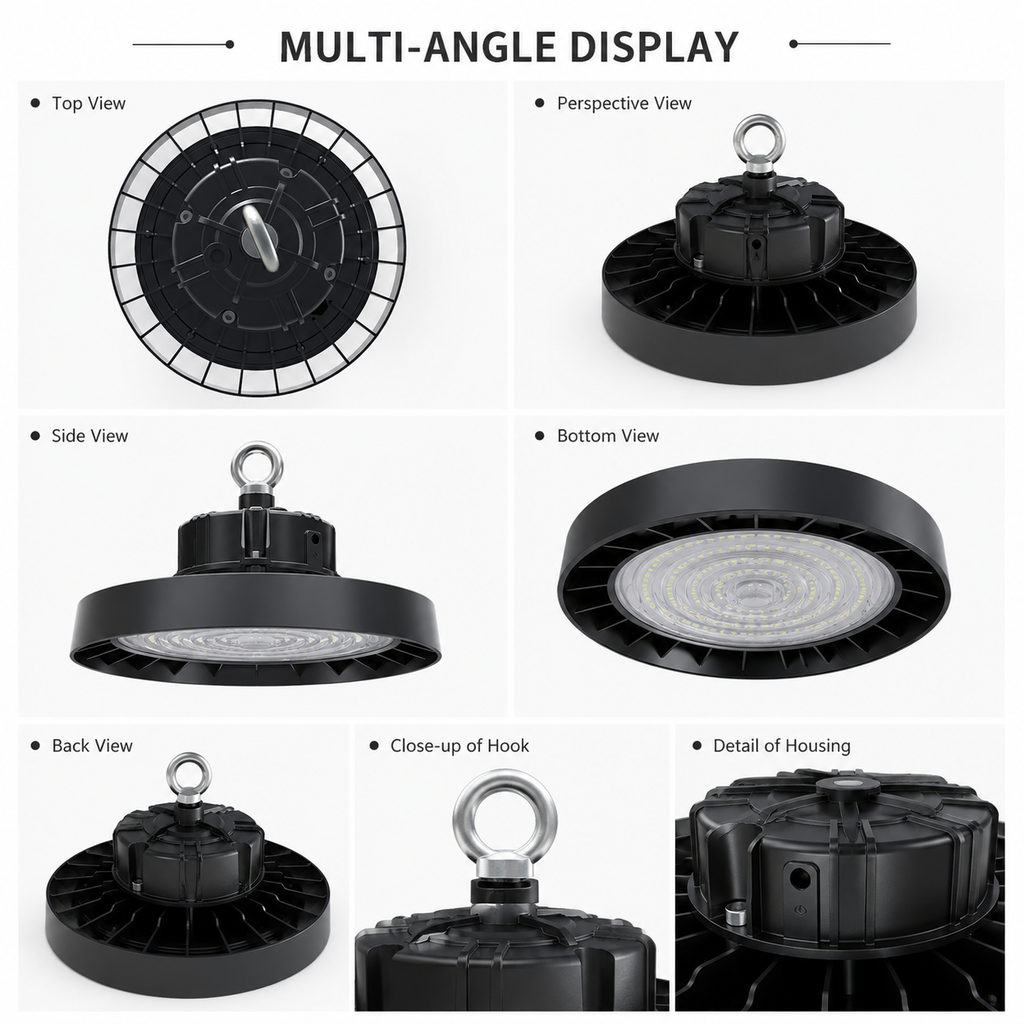 160 lm/W UFO LED High Bay Light – 100W/200W