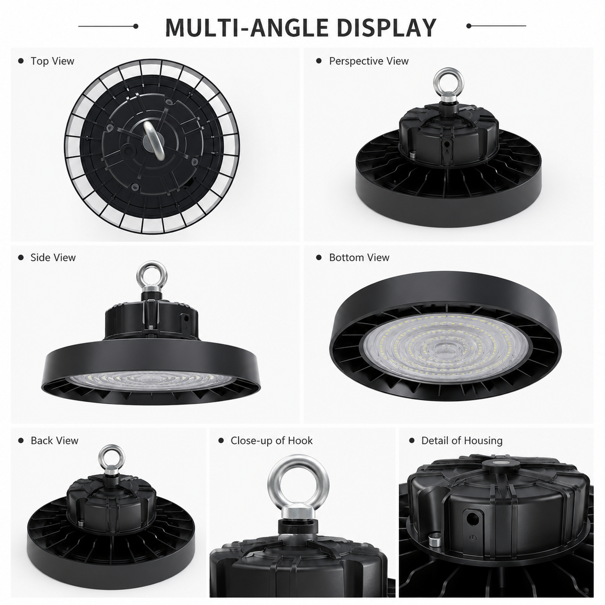 160 lm/W UFO LED High Bay Light – 100W/200W