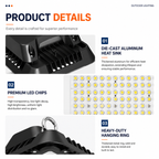 Commercial LED High Bay Light for Warehouses & Workshops