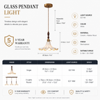 Flower Pendant Light for Kitchen Island and Dining Room