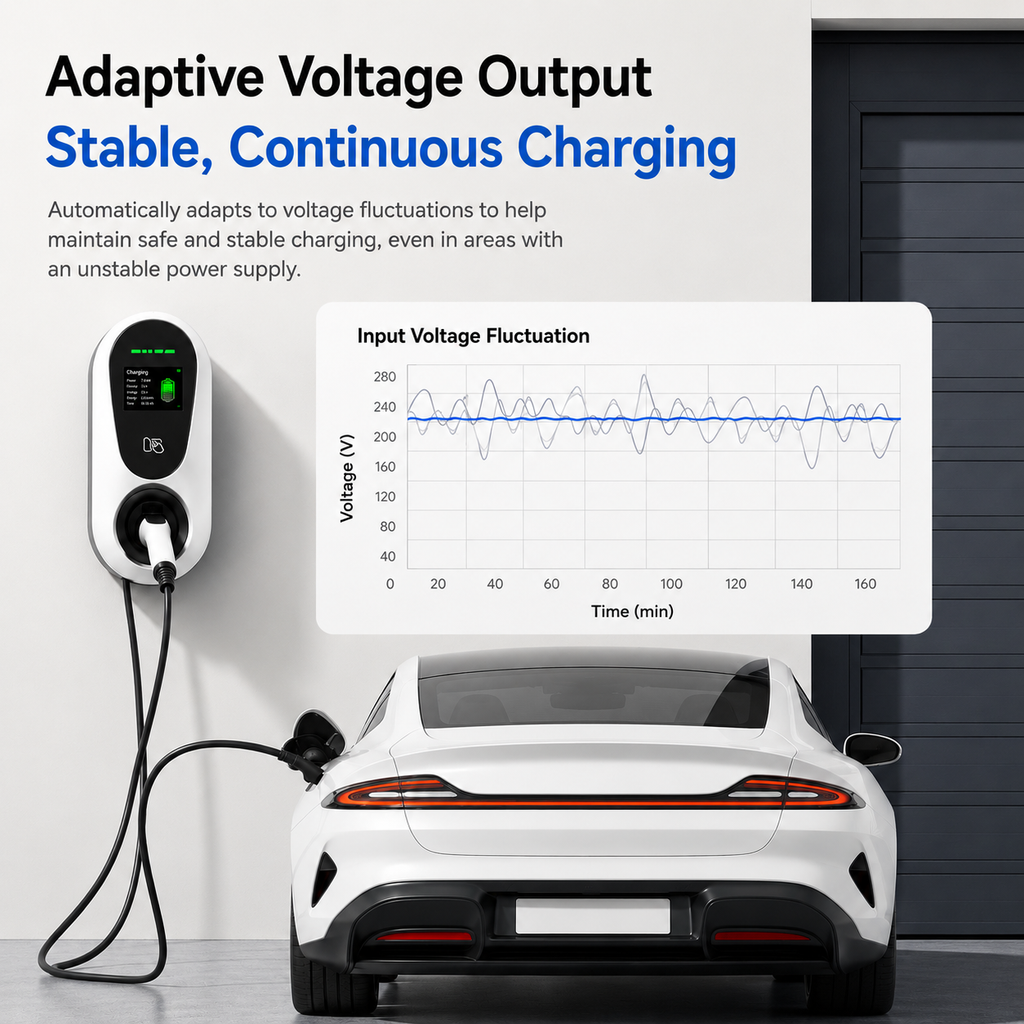 7kW 32A Smart EV Charger – Type 2, J1772 or NACS