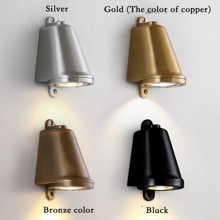 Compact Outdoor Wall Light, IP54, 3000K Warm White, 3-Year Warranty - XIAOZHE