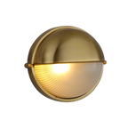Round Outdoor Aluminum Wall Light | Minimalist Industrial LED Sconce - Waterproof & Durable - XIAOZHE