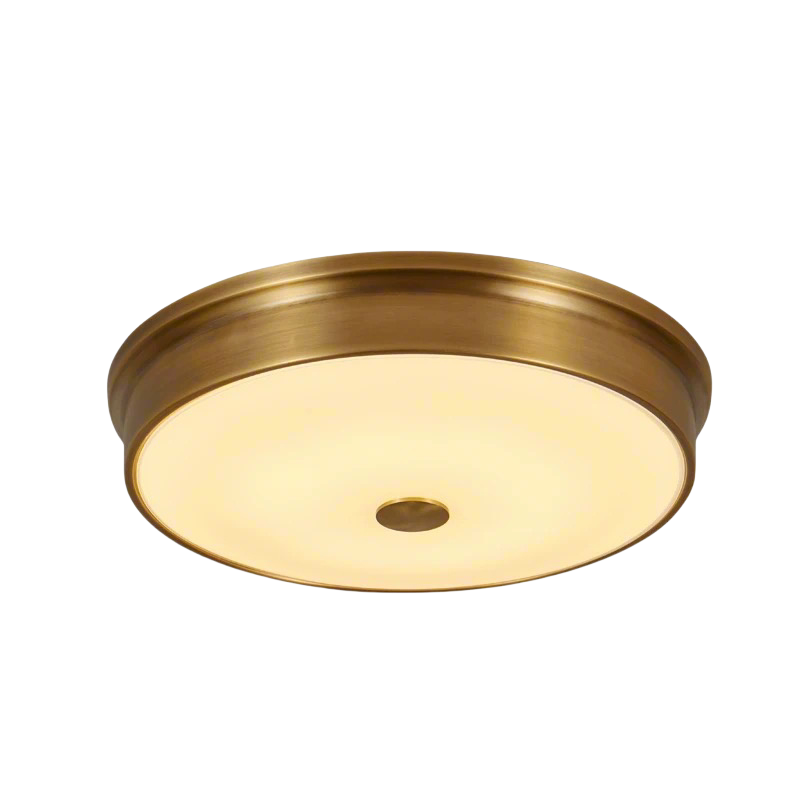 Nordic Minimalist Ceiling Light in H65 Copper - Dining Room & Bedroom Home Lighting - XIAOZHE