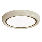 Ceiling Flush Mount Light - French Cream Style LED Fixture for Indoor Bedroom Lighting - XIAOZHE