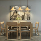 French Petal Chandelier, LED Pendant Light for Hotel Restaurant, Romantic Ceiling Light Fixture - XIAOZHE