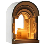 Architectural Candle Warmer Lamp - Unique Home Decor Gift for Holidays - XIAOZHE