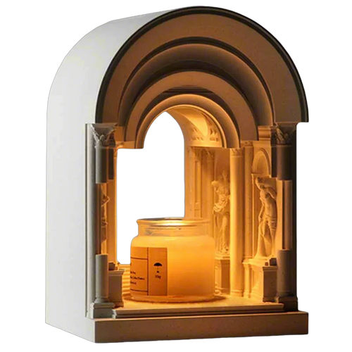 Architectural Candle Warmer Lamp - Unique Home Decor Gift for Holidays - XIAOZHE
