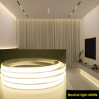 High CRI Silicone LED Neon Strip | IP65 Outdoor Waterproof Flexible Light for Bedroom & Signage - XIAOZHE