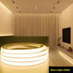 High CRI Silicone LED Neon Strip | IP65 Outdoor Waterproof Flexible Light for Bedroom & Signage - XIAOZHE