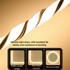 High CRI Silicone LED Neon Strip | IP65 Outdoor Waterproof Flexible Light for Bedroom & Signage - XIAOZHE