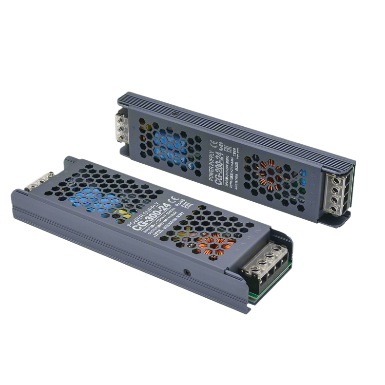 LED power supply 12V/24V small transformer, CE and EMC certified, suitable for use in light strips - XIAOZHE