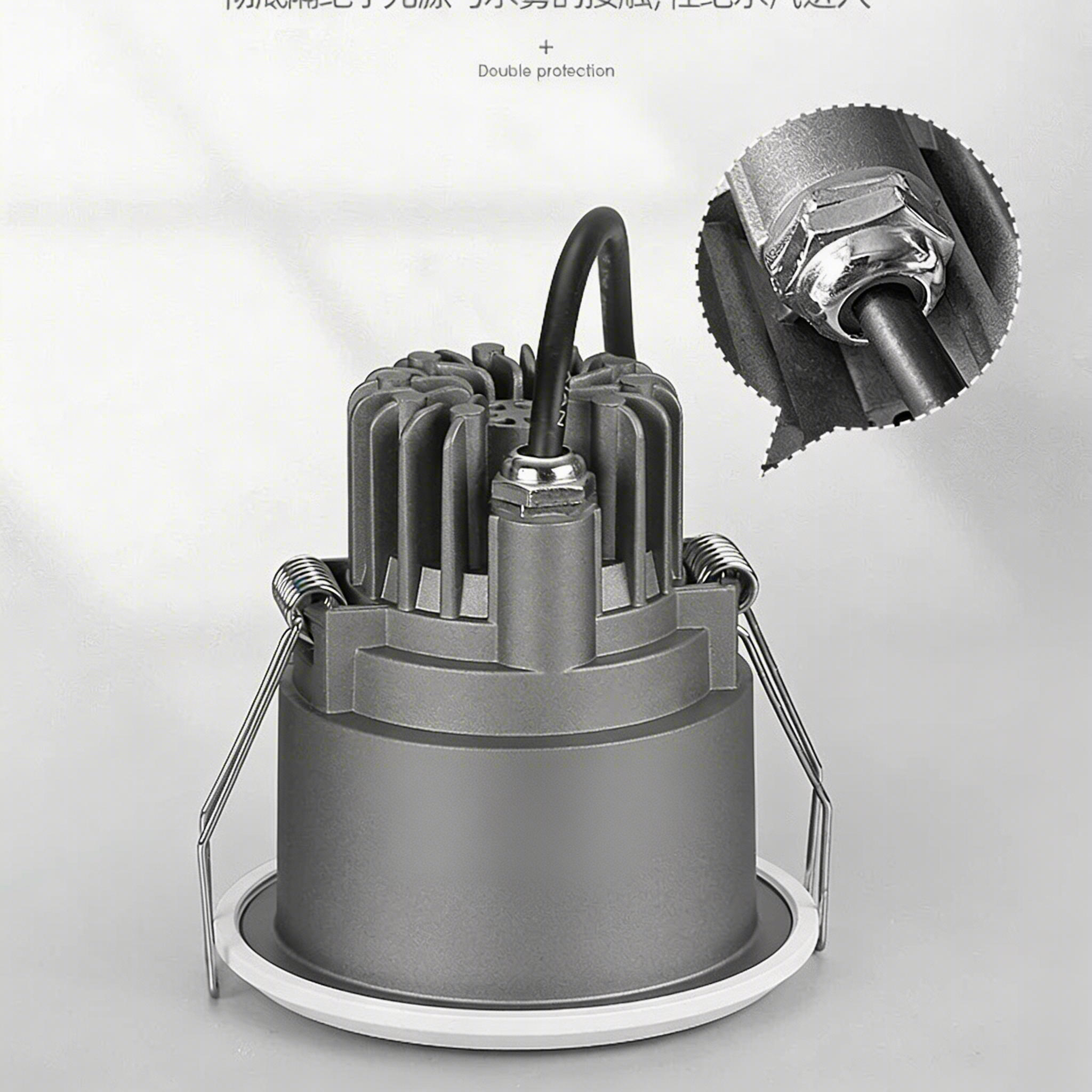 IP65 Waterproof Anti-Fog Downlight 10W/15W for Commercial Hotel