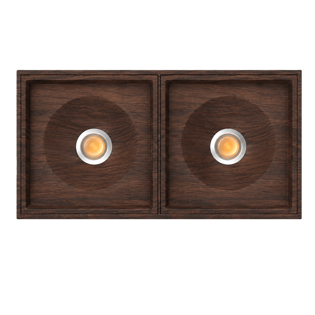 Japandi Wood Ceiling Spotlight | Scandinavian Minimalist Design