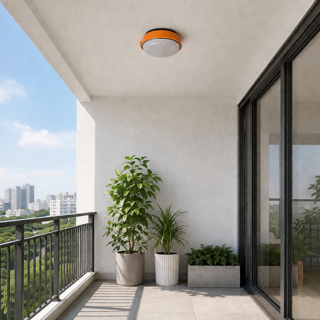 Full Spectrum Flush Mount Ceiling Light CRI97 3 Color Dimmable