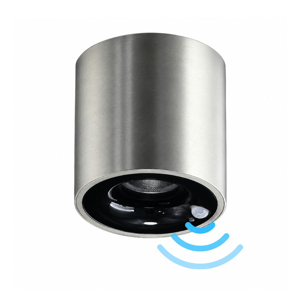 Motion Sensor Surface Spotlight | No-Main-Light Ceiling Design