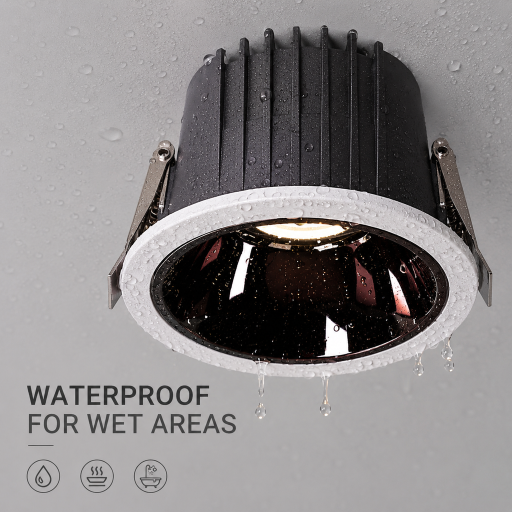 Modern Recessed Downlight IP65 Anti-Glare Ceiling Light