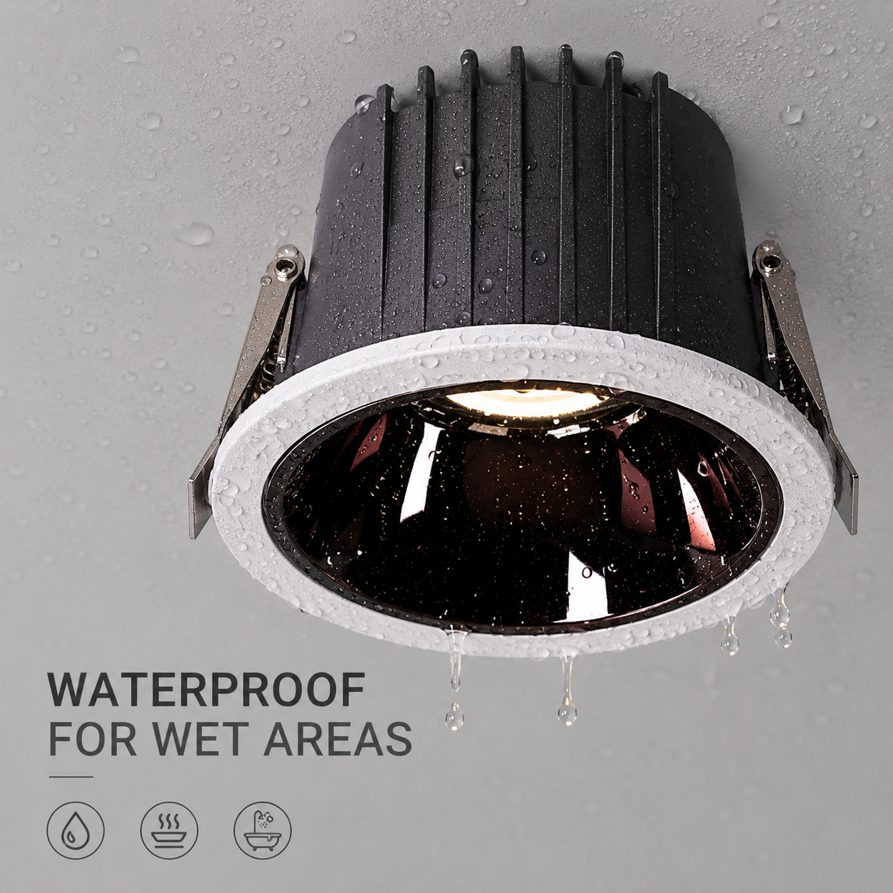 Modern Recessed Downlight IP65 Anti-Glare Ceiling Light
