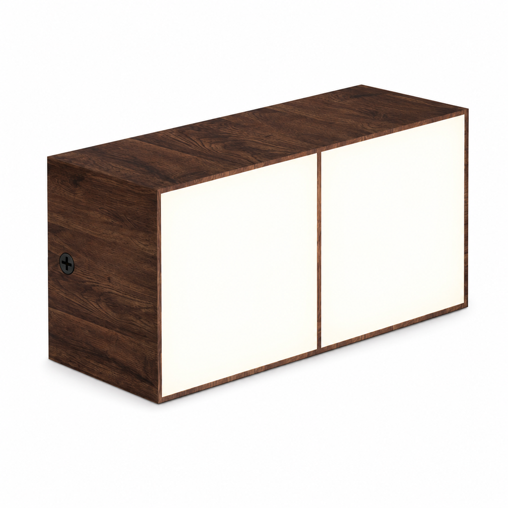 Minimalist Wood Grain LED Ceiling Light | Full Spectrum