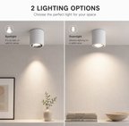 UGR16 Anti-Glare Surface Spotlight | Minimalist No-Main-Light Design