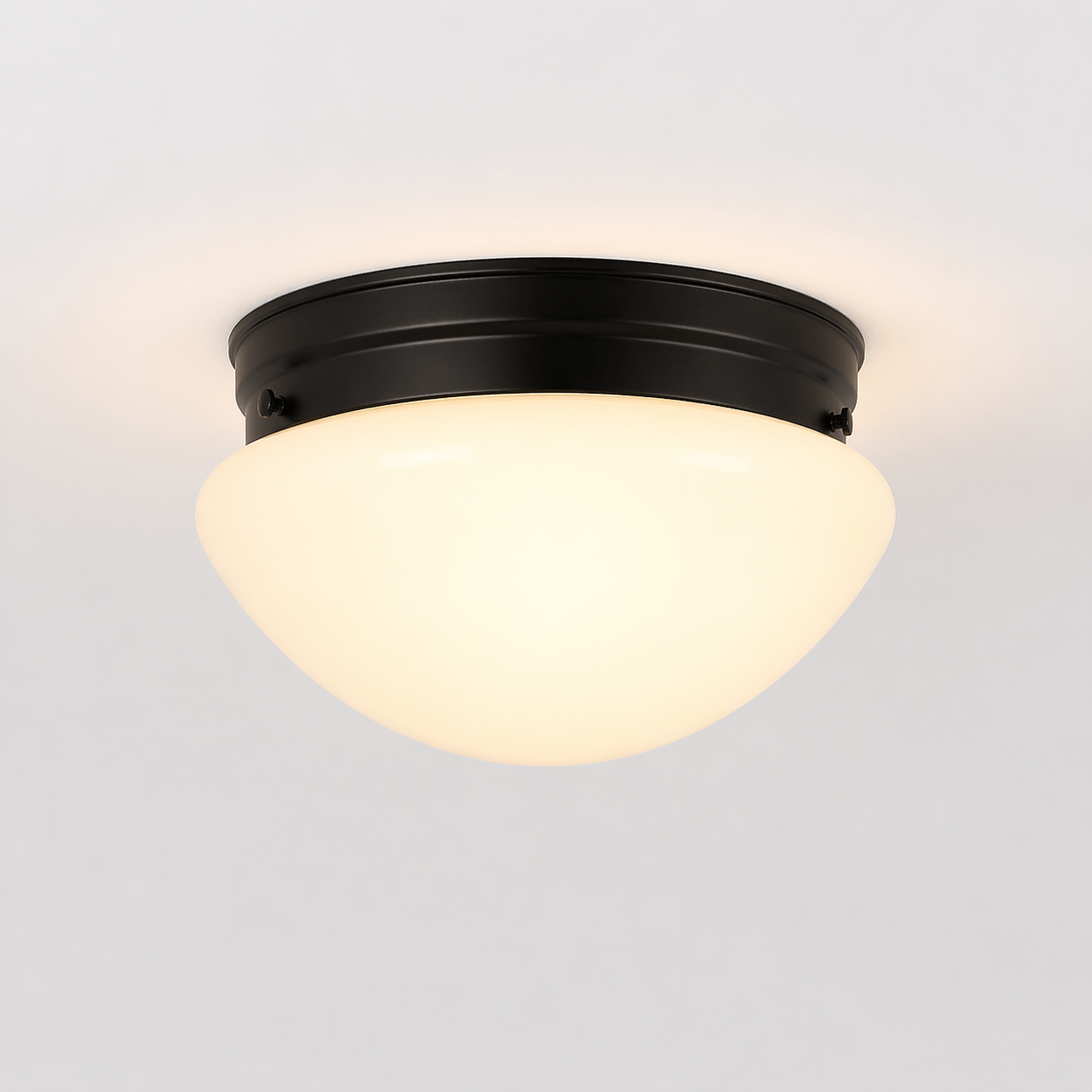 Farmhouse Glass Surface Mount Ceiling Light