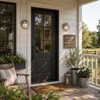Anti-Rust Aluminum Outdoor Wall Light - Hooded Exterior Sconce