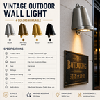 IP54 Waterproof Outdoor Wall Light – 3W Aluminum LED Sconce