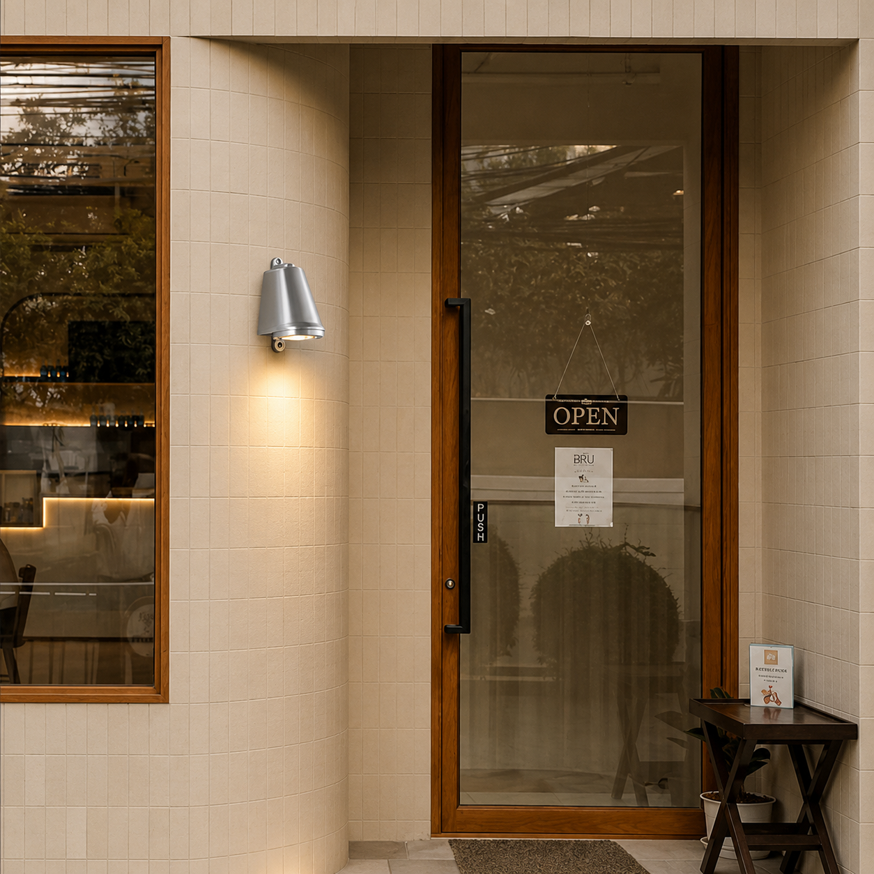 IP54 Waterproof Outdoor Wall Light – 3W Aluminum LED Sconce