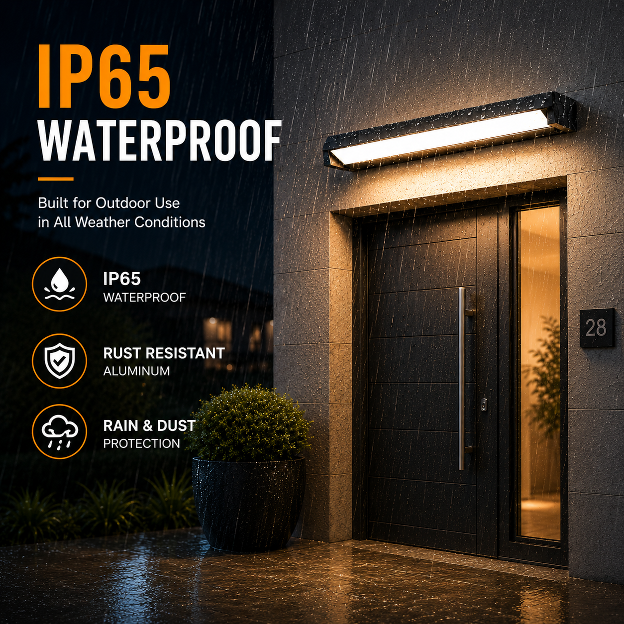 360° Rotatable LED Wall Light | Modern Adjustable Minimalist Lamp