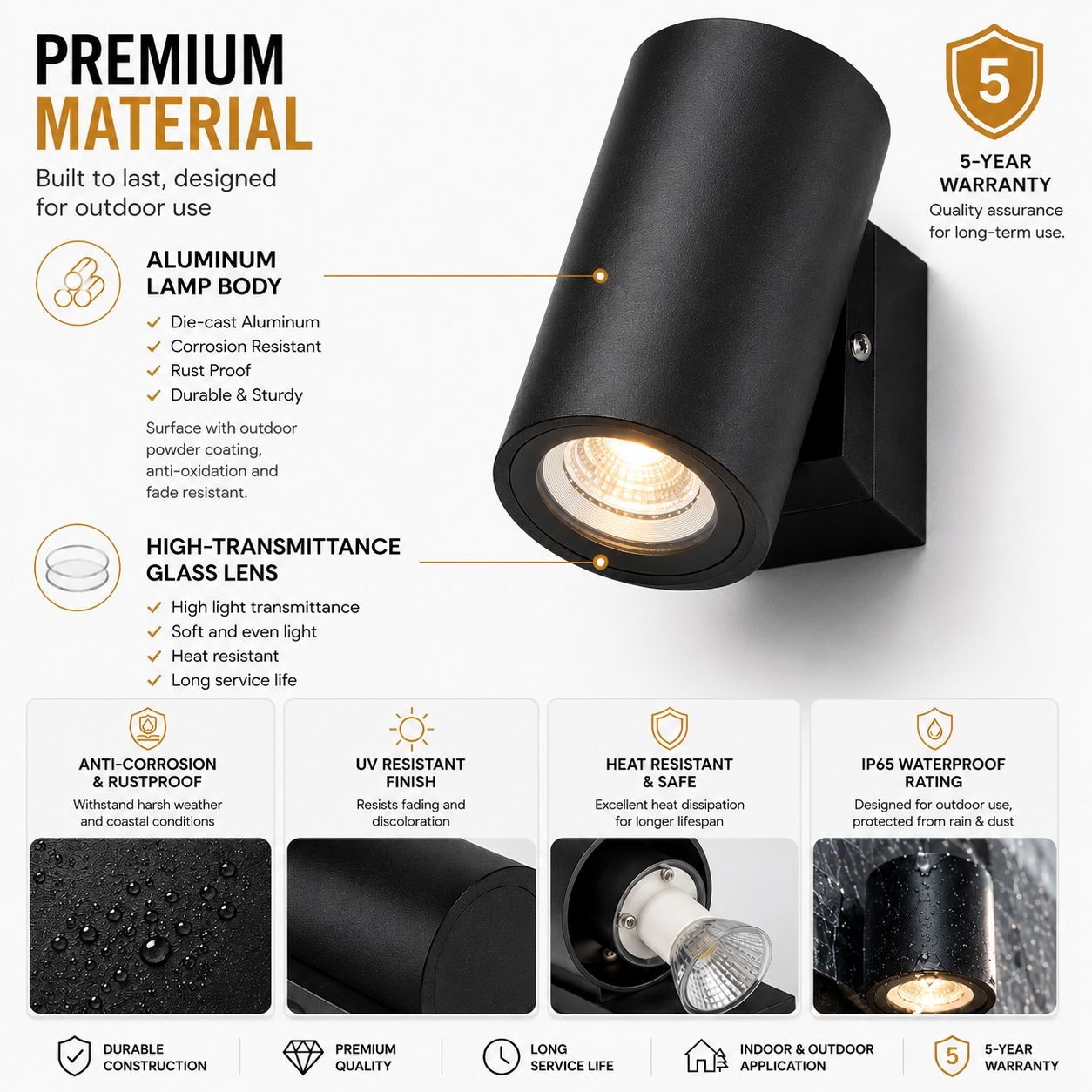 Outdoor LED Wall Light IP65 – Up Down Sconce