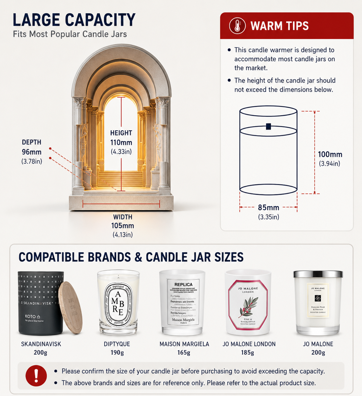 Cozy Candle Warmer Lamp for Bedroom & Home Fragrance