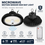 Radar Motion Sensor LED High Bay Light – 60W/100W