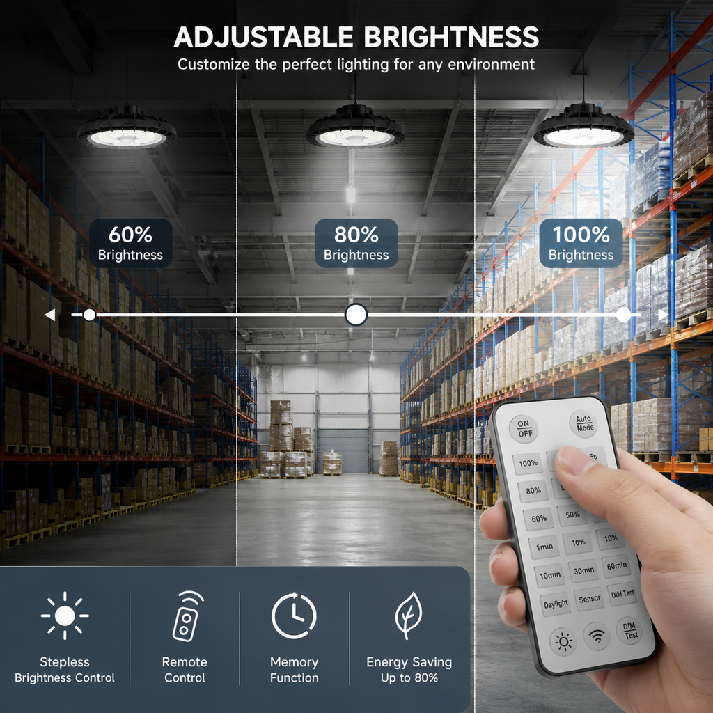 Radar Motion Sensor LED High Bay Light – 60W/100W