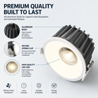 Waterproof LED Downlight IP65 for Bathroom – Modern Ceiling Lighting