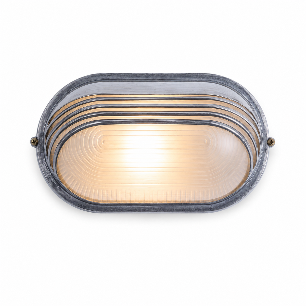IP65 Outdoor Wall Light with Glass Shade & E27 Bulb