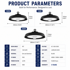 IP65 Radar Sensor LED High Bay Light | 100W–150W